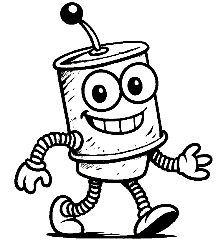 쉐이크로봇 마스코트